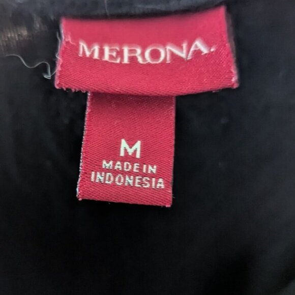 Merona Ruffle V-Neck Tie Back Dress Medium - Picture 4 of 5